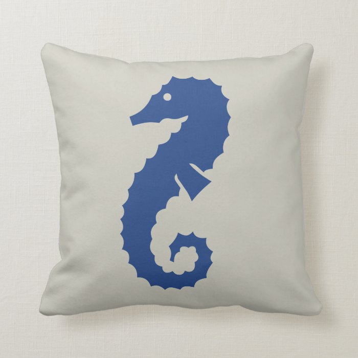 Seahorse pillow