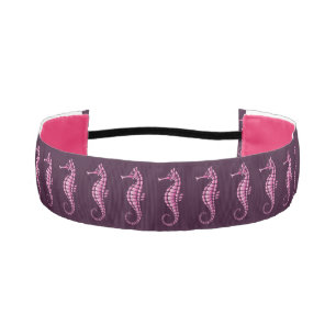 Seahorse Pink Athletic Headband