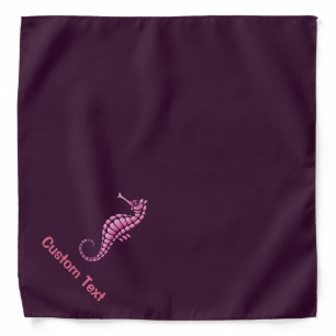 Seahorse Pink Bandana
