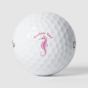 Seahorse Pink Golf Balls