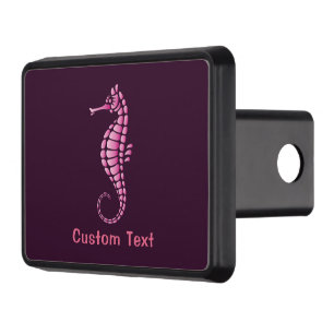 Seahorse Pink Hitch Cover