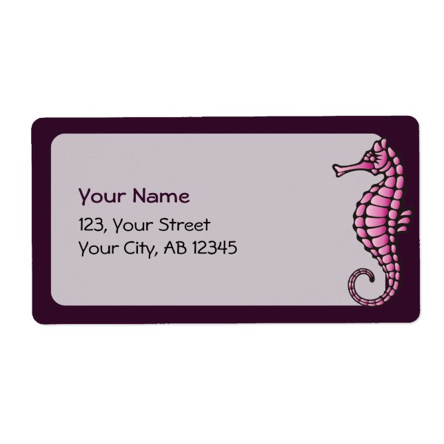 Seahorse Pink Label (Front)