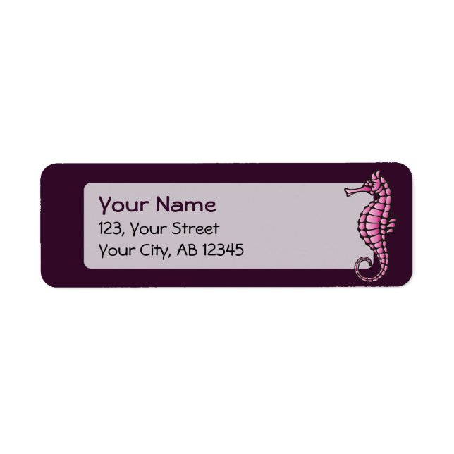 Seahorse Pink Label (Front)