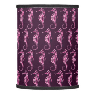 Seahorse Pink Lamp Shade