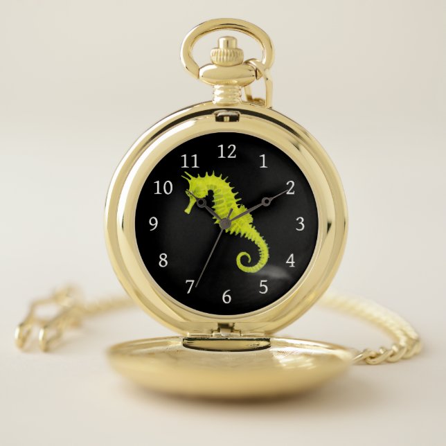 Seahorse Pocket Watch (Inside)
