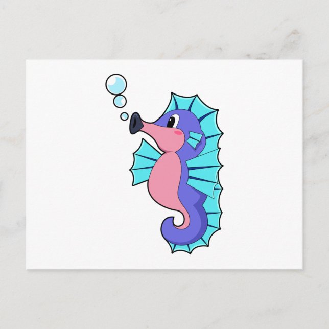 Seahorse Postcard (Front)