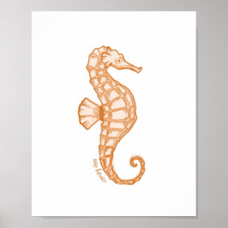 Seahorse Print