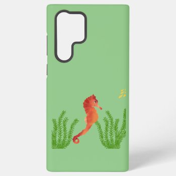 Seahorse Samsung Galaxy S22 Ultra Case by GKDStore at Zazzle
