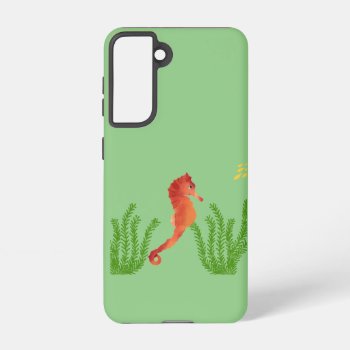Seahorse Samsung Galaxy S21 Case by GKDStore at Zazzle