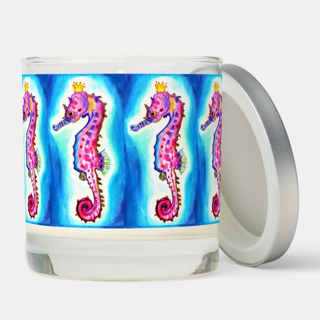 Seahorse Scented Candle (Lid)