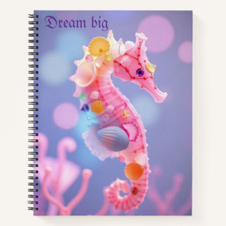 Seahorse & Seashell Serenity Notebook