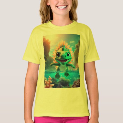 Seahorse Serenity Family Reef Adventure Apparel T_Shirt