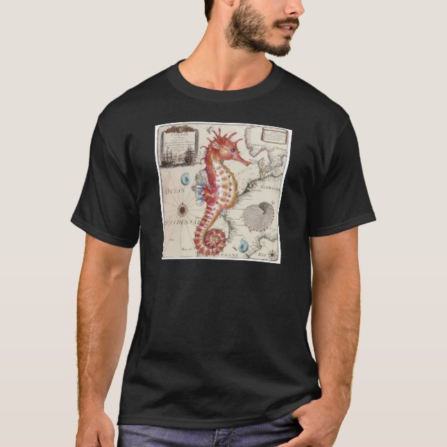 Seahorse Shabby T-Shirt (Front)