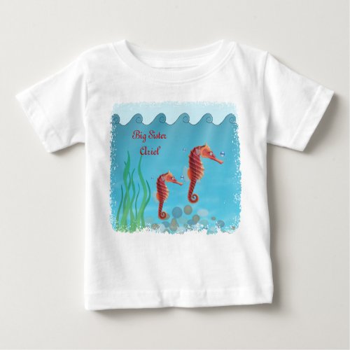 Seahorse Siblings Kids T_Shirt