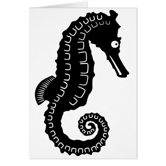Seahorse Silhouette Cards (Front)