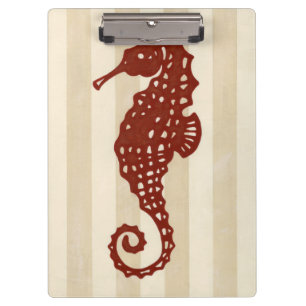Seahorse Silhouette Clipboard