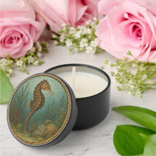 Seahorse Soy Wax Candle Favor Mini Candle Favors