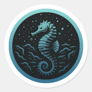 Seahorse sticker