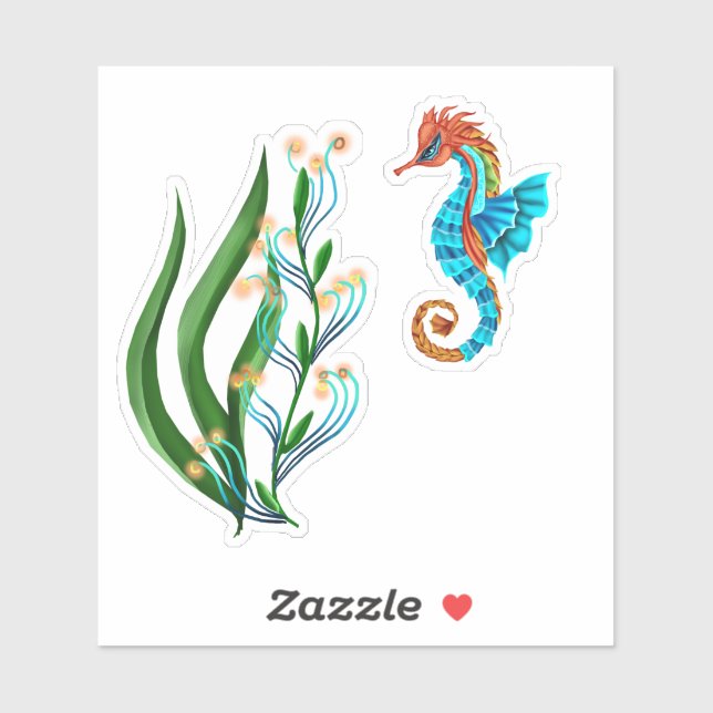 Seahorse Sticker (Sheet)