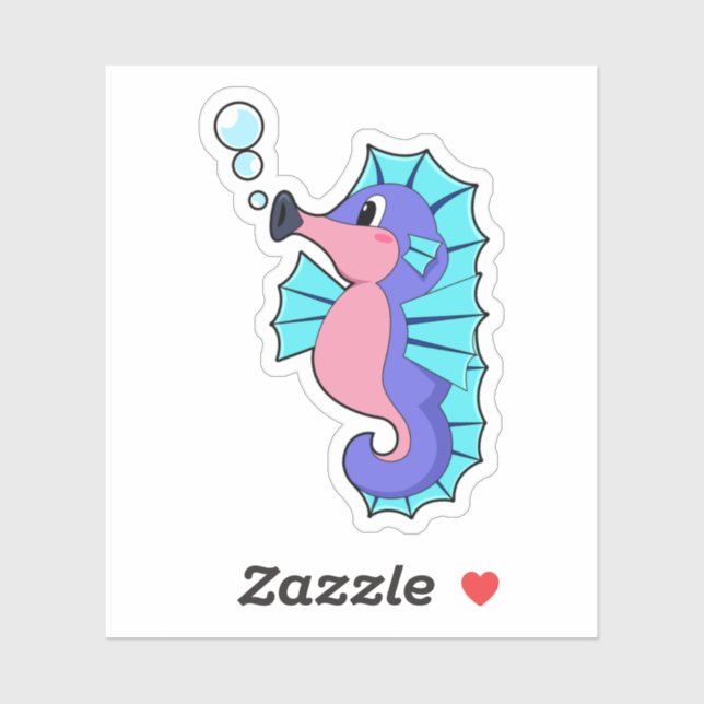 Seahorse Sticker (Sheet)