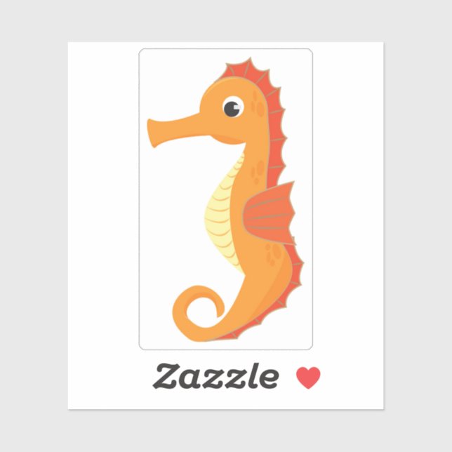 Seahorse Sticker (Sheet)
