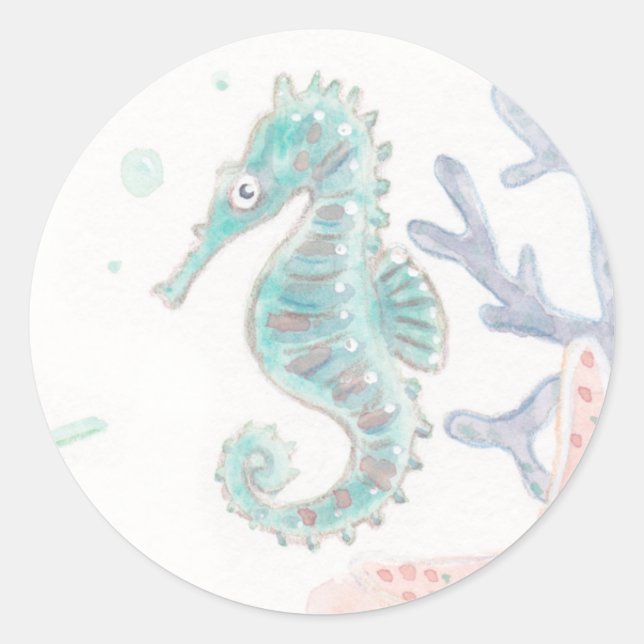 Seahorse Stickers (Front)