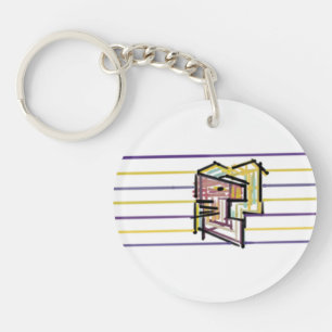 Seahorse summer joy keychain