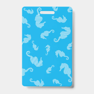 seahorse Teacher Hall Pass Badge