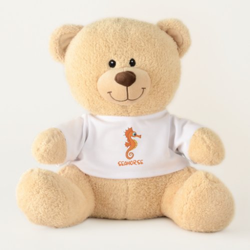 Seahorse teddy bear for kids
