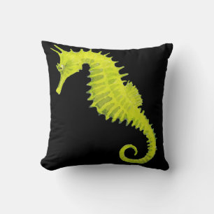 Seahorse Throw Pillow