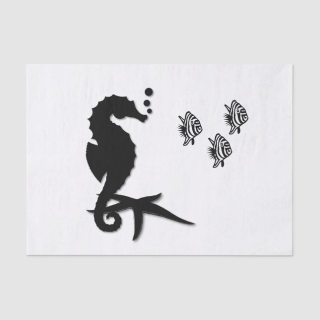 Seahorse Tissue Paper (Front)