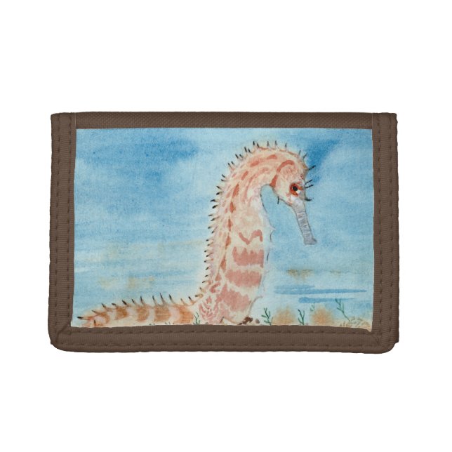 Seahorse Trifold Wallet (Front)