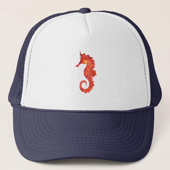 Seahorse Trucker Hat (Front)