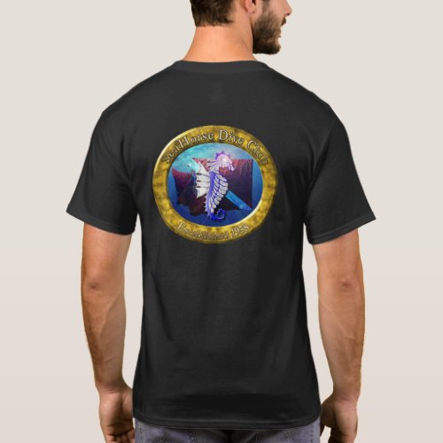 SeaHorse Undersea Club Crest Tee_Shirt T_Shirt