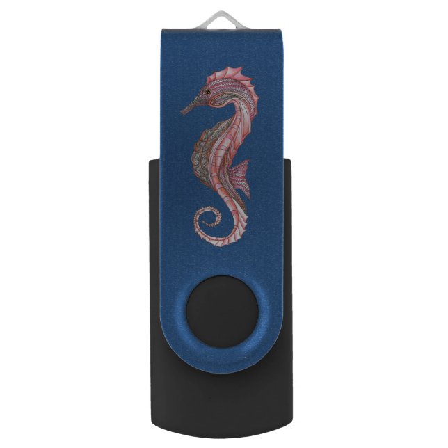 Seahorse USB Flash Drive (Back (Vertical))