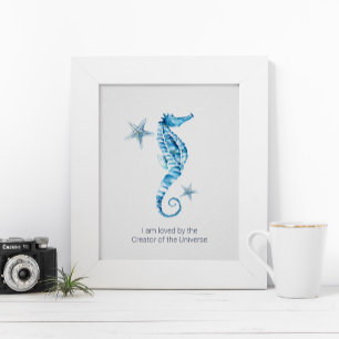 Seahorse Wall Art Posters Custom Print