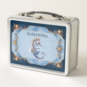 Seahorse wedding bridal party goody box favor