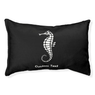 Seahorse White Pet Bed