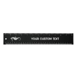 Seahorse White Ruler