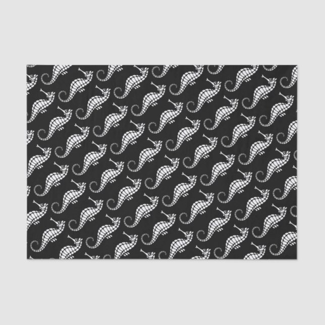 Seahorse White Tissue Paper (Front)