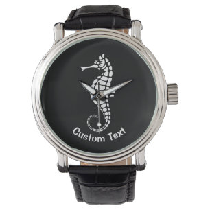 Seahorse White Watch