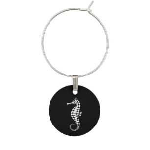 Seahorse White Wine Charm