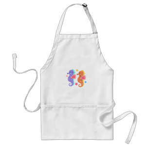 Seahorses Adult Apron