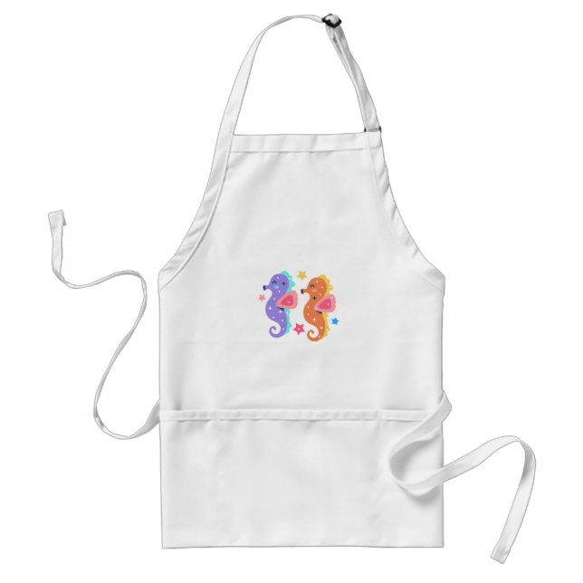 Seahorses Adult Apron (Front)