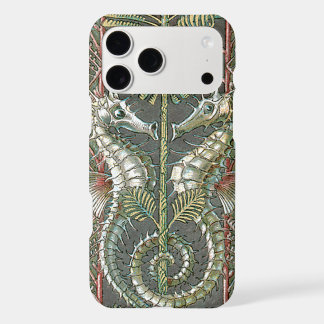 Seahorses and Seaweed, Vintage Art Nouveau iPhone 17 Pro Max Case