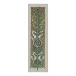 Seahorses and Seaweed, Vintage Art Nouveau Poster
