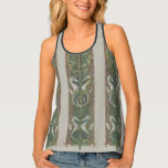 Seahorses and Seaweed, Vintage Art Nouveau Tank Top