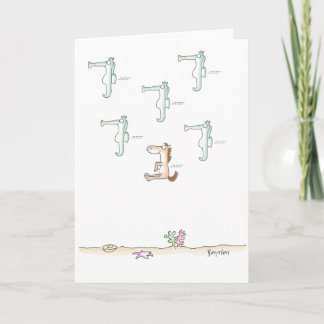 SEAHORSES Boynton Card