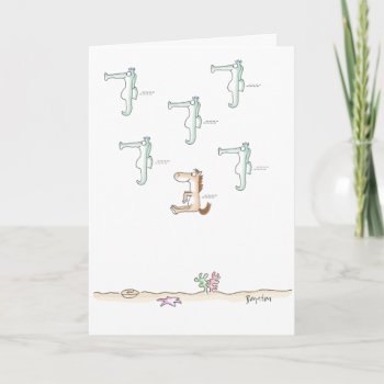 Seahorses Boynton Card by SandraBoynton at Zazzle