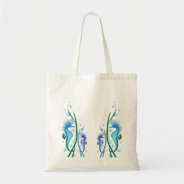 Seahorses Cartoon Bag (Front)